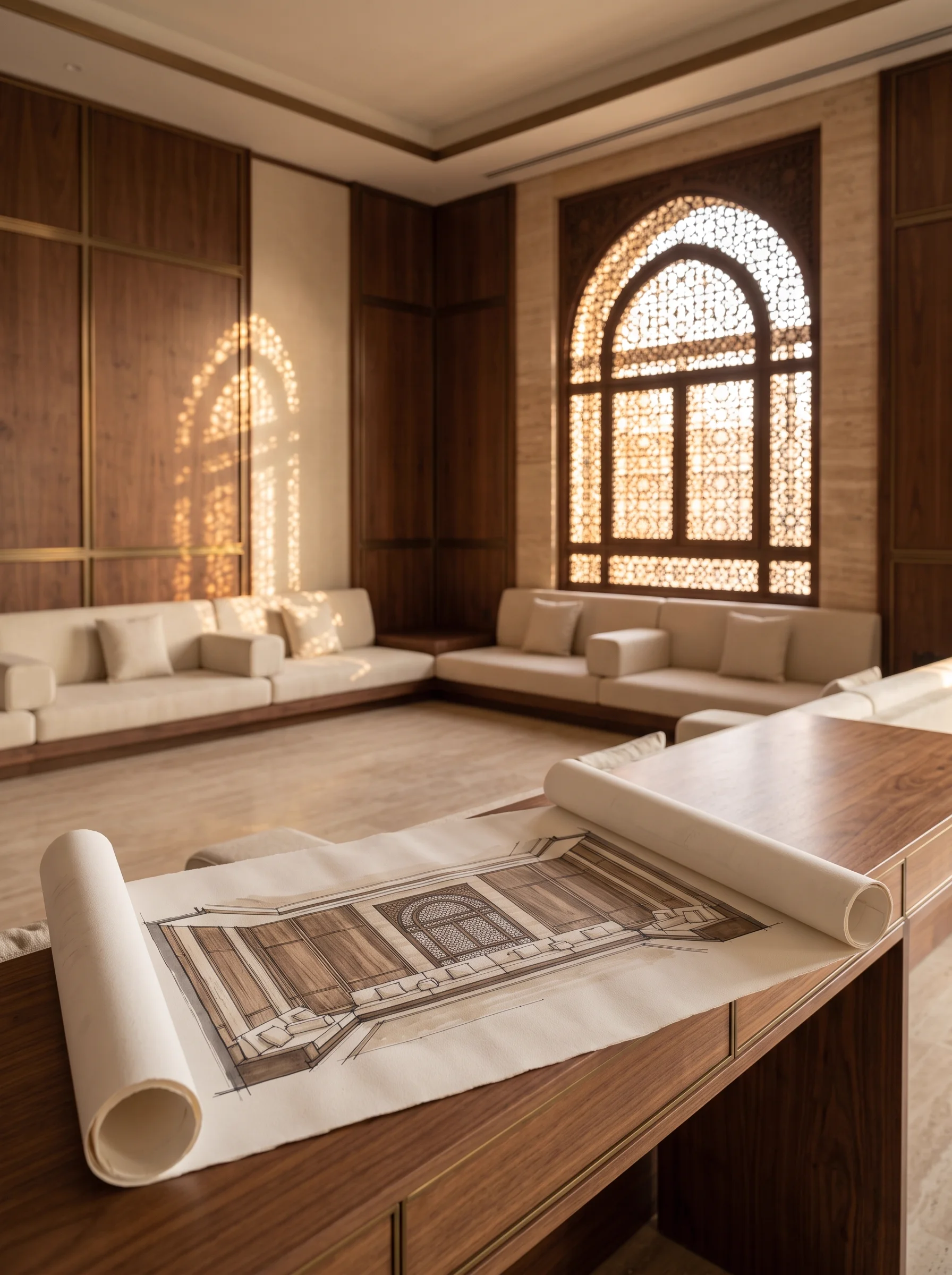 From drawing to majlis, concept visualisation