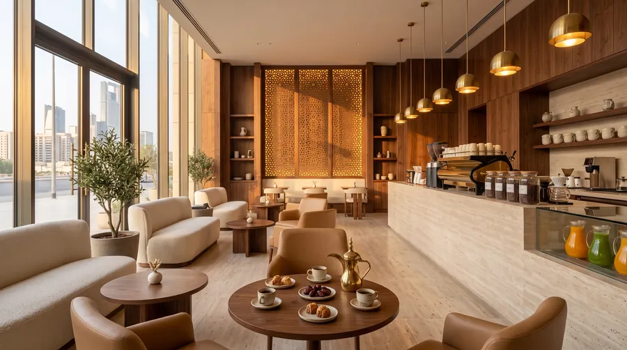 Restaurant and café interior