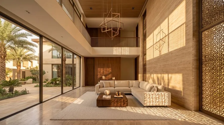 Residential villa interior